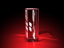 Jubiläumsgeschenk - 25 Jahre - Quader – GLASFOTO.COM